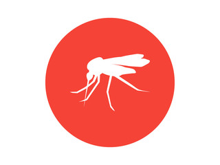 Zika mosquito in red circle - 102081183