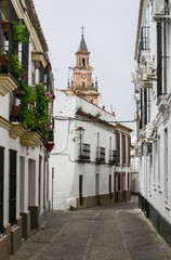 White streets of Carmona. Spain, Andalusia