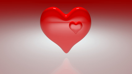 big heart have a small heart as human