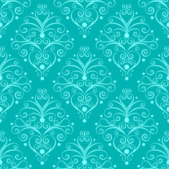 Curly seamless pattern