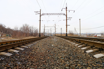 путь железной дороги 