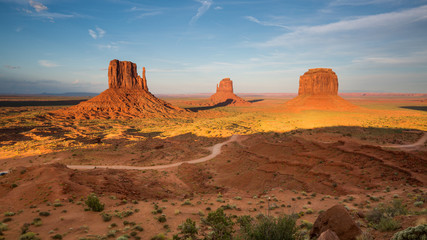 Monument Valley at sunset, summer 2015
