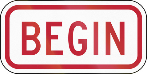 Road sign used in the US state of Delaware - Additional panel