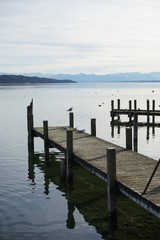 Fototapeta premium Am Starnberger See im Winter