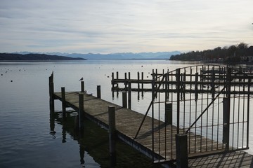 Fototapeta premium Am Starnberger See im Winter