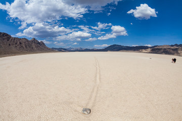 Fototapeta na wymiar Racetrack in the Death Valley National Park