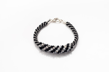 Elegant bracelet isolated on a white background.
