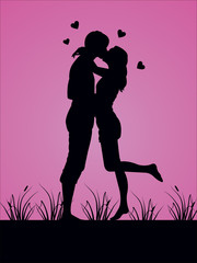 man and woman