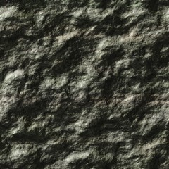 Seamless texture of dark grey cracked sandstone rock pattern for background / illustration