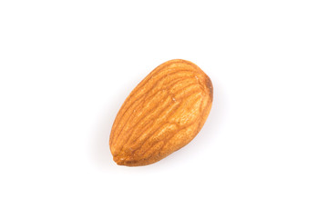 almond on a white background