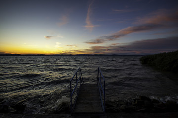 Obraz premium Balaton sunset