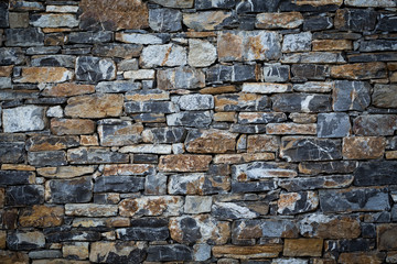 wall of stones as a texture