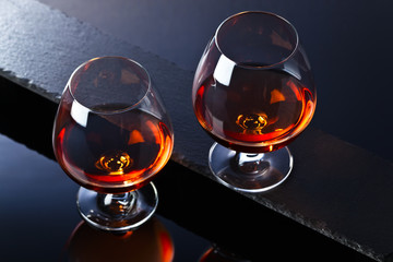 Snifter with brandy