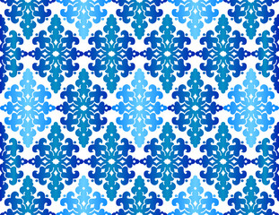 Antique ottoman turkish pattern vector design fourty three