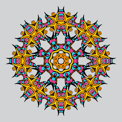 mandala in Oriental style. Vector illustration
