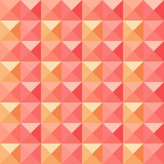 Obraz premium Red Geometric Seamless Pattern