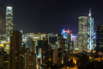 Fototapeta premium Hong Kong at night