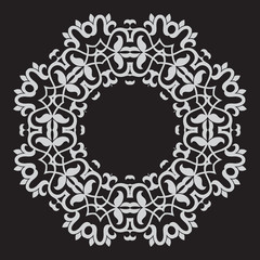Circular pattern in arabic style