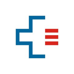 Fototapeta premium medical cross logo
