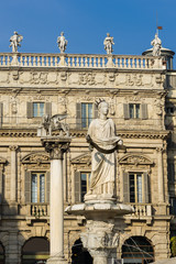 Fototapeta na wymiar Madonna Verona in Piazza delle Erbe