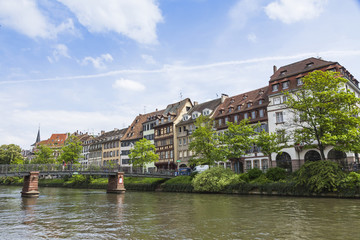 Fototapeta na wymiar Strasbourg city, Alsace province, France