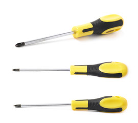 Crosshead screwdriver isolated