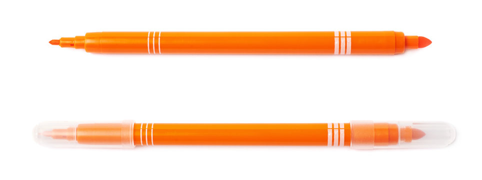 Felt-tip pen marker isolated