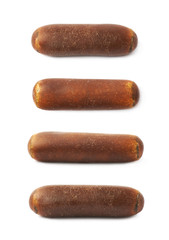 Chocolate coated licorice stick