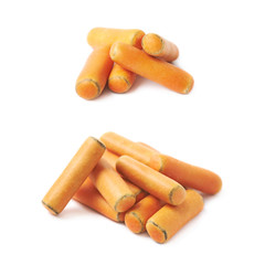 Orange glaze licorice stick candy