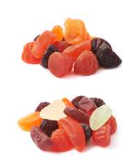 Pile of fruit shaped candies