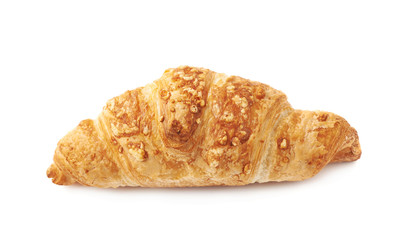 Cheese croissant pastry isolated