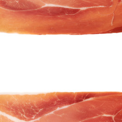 Prosciutto copyspace background