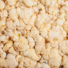 Diet rice cracker texture