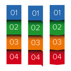 One two three four five progress bar