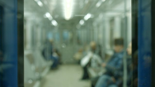 People go home in the subway.