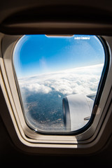 Fototapeta premium 飛行機からの眺め