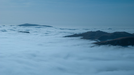 Fototapeta na wymiar Carpathians clouds