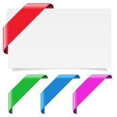 Corner Ribbon Design Set Collection