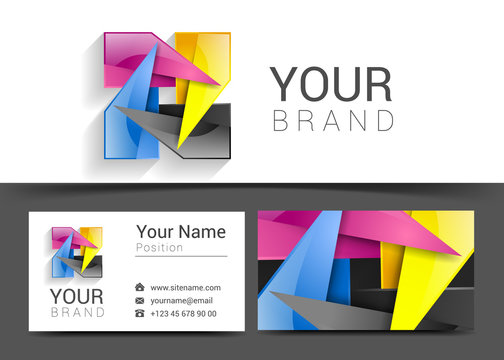 business card creative design template Corporate Identity logo