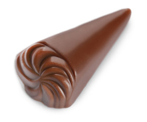 Chocolate candy, isolated on white