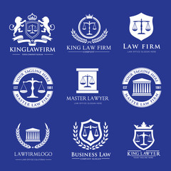 Fototapeta premium Law Firm logo,Law office logo,lawyer logo,Vector logo template
