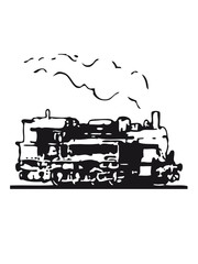 dampflok locomotive old romance