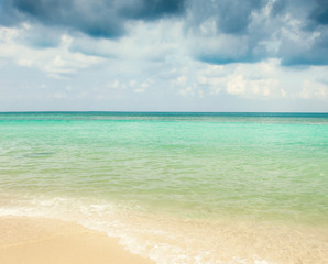 Beautiful tropical beach, sand of beach Thailand sea