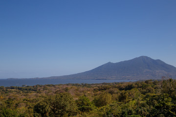maderas volcano view from Ometepe Island, Nicaragua