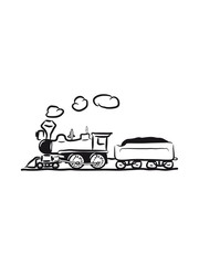 dampflok lok railroad western comic