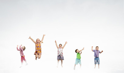 Obraz premium Happy careless childhood
