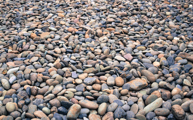 pebble stones, perspective, vintage style