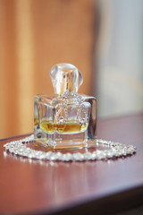 perfume for women and jewelry