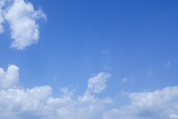 blue sky with clouds