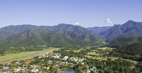 Fototapeta na wymiar Mae Hong Son Province, northern Thailand.